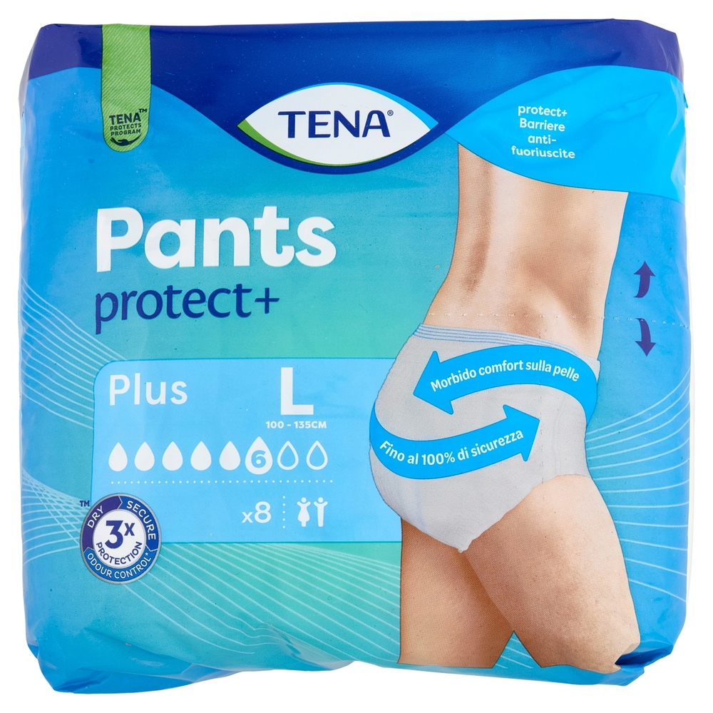 Tena Pants Plus L 8 pz